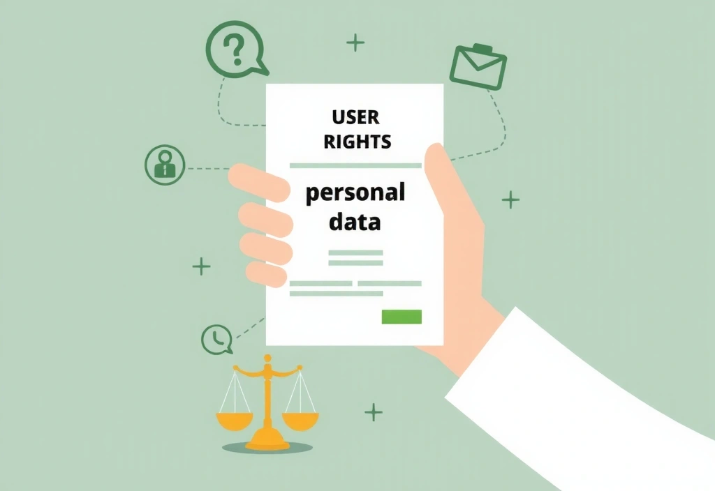 Drepturile utilizatorilor privind datele personale